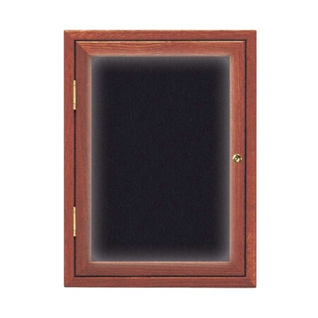 United Visual Products Board, 60x36, Header, Black/Grey UV7014EZ-GREY-BLACK